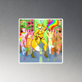 Gay Furry Pride Magnet